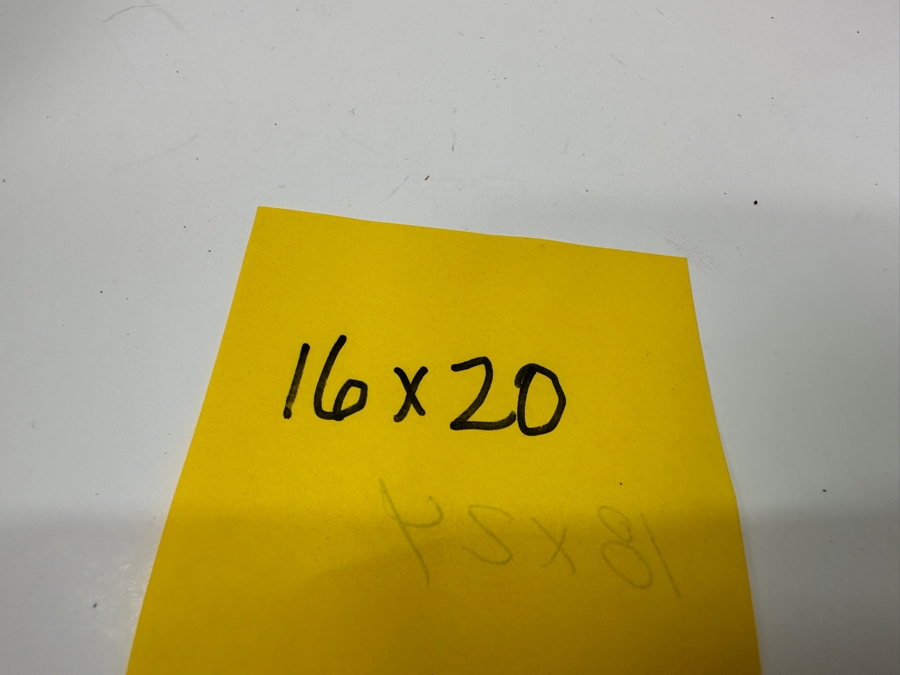 Gerrit Greve (1948-2024, Cardiff by the Sea, CA) Original Acrylic Painting On Canvas Titled 'Dreaming 70' 2006 Signed Verso 16' X 20' Estimate $320 - $400 [Photo 6]