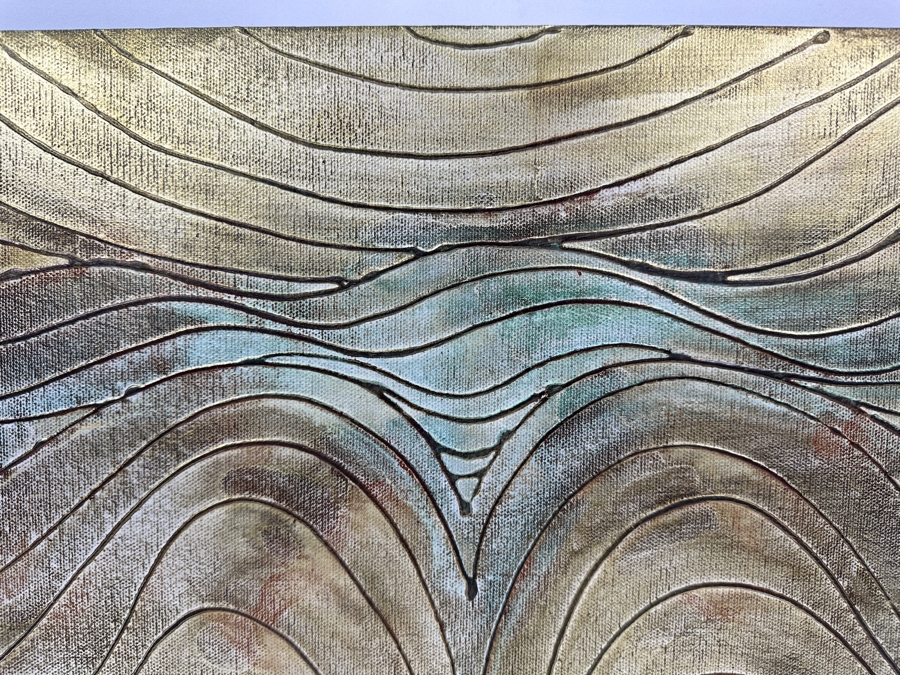 Gerrit Greve (1948-2024, Cardiff by the Sea, CA) Original Acrylic Painting On Canvas 2010 Signed Verso 20' X 16' Estimate $320 - $400 [Photo 2]