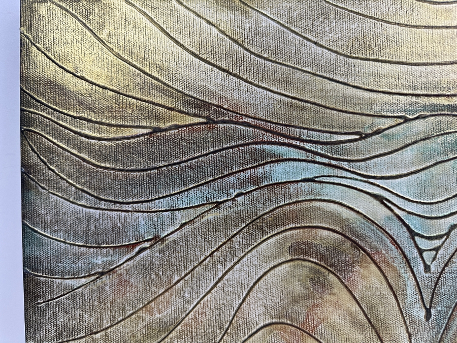 Gerrit Greve (1948-2024, Cardiff by the Sea, CA) Original Acrylic Painting On Canvas 2010 Signed Verso 20' X 16' Estimate $320 - $400 [Photo 3]