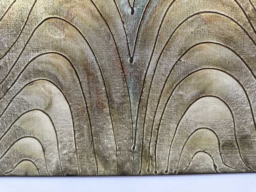 Gerrit Greve (1948-2024, Cardiff by the Sea, CA) Original Acrylic Painting On Canvas 2010 Signed Verso 20' X 16' Estimate $320 - $400 [Photo 4]