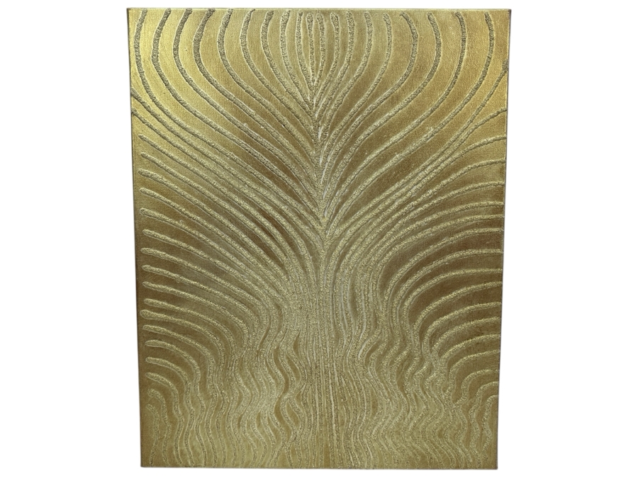 Gerrit Greve (1948-2024, Cardiff by the Sea, CA) Original Acrylic Sand Painting On Canvas 2006 Signed Verso 16' X 20' Estimate $320 - $400