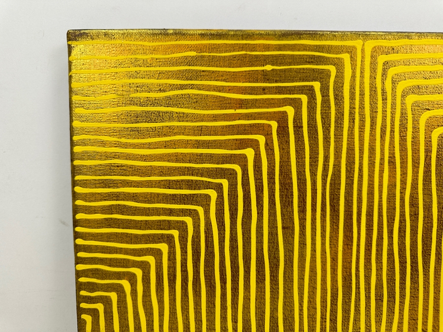 Gerrit Greve (1948-2024, Cardiff by the Sea, CA) Original Acrylic Painting On Canvas Titled 'Dreaming 65' Unsigned 16' X 20' Estimate $320 - $400 [Photo 3]