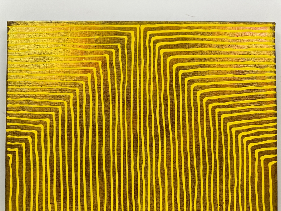 Gerrit Greve (1948-2024, Cardiff by the Sea, CA) Original Acrylic Painting On Canvas Titled 'Dreaming 65' Unsigned 16' X 20' Estimate $320 - $400 [Photo 2]