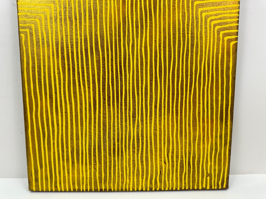 Gerrit Greve (1948-2024, Cardiff by the Sea, CA) Original Acrylic Painting On Canvas Titled 'Dreaming 65' Unsigned 16' X 20' Estimate $320 - $400 [Photo 4]