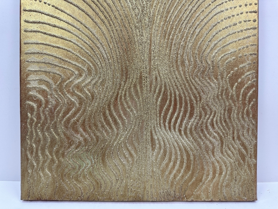 Gerrit Greve (1948-2024, Cardiff by the Sea, CA) Original Acrylic Sand Painting On Canvas 2006 Signed Verso 16' X 20' Estimate $320 - $400 [Photo 3]