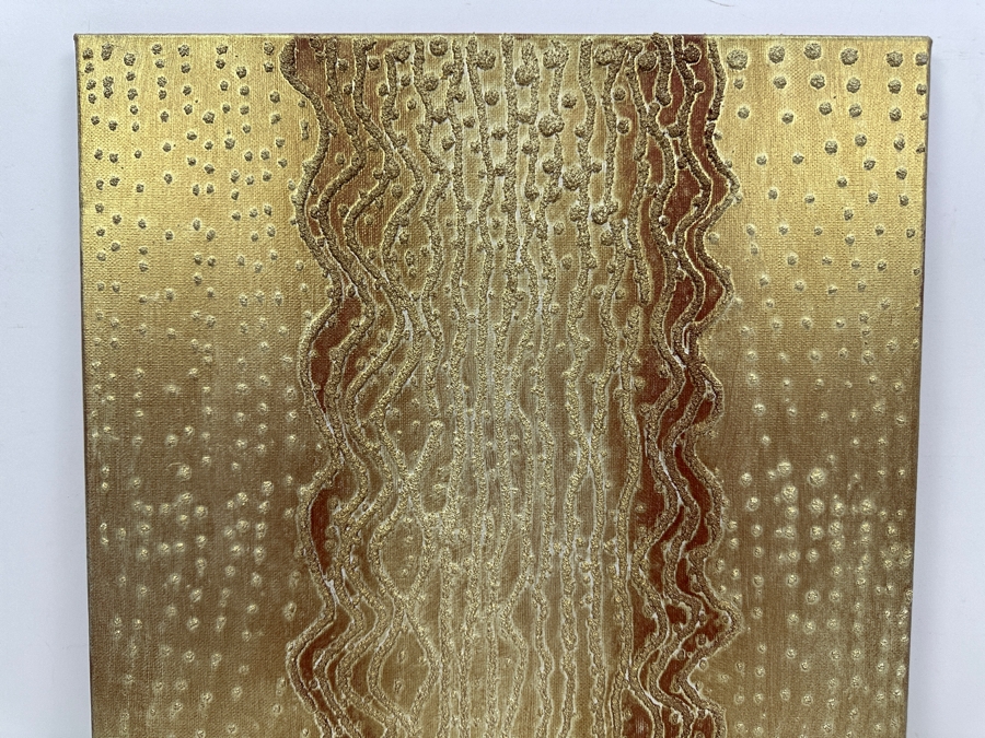 Gerrit Greve (1948-2024, Cardiff by the Sea, CA) Original Acrylic Sand Painting On Canvas 2006 Signed Verso 16' X 20' Estimate $320 - $400 [Photo 2]