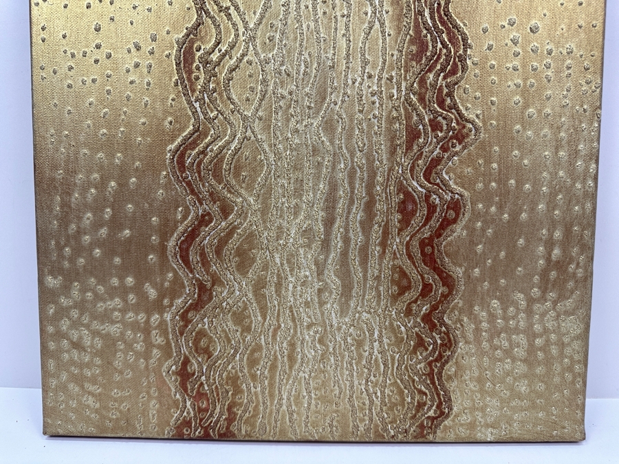 Gerrit Greve (1948-2024, Cardiff by the Sea, CA) Original Acrylic Sand Painting On Canvas 2006 Signed Verso 16' X 20' Estimate $320 - $400 [Photo 3]