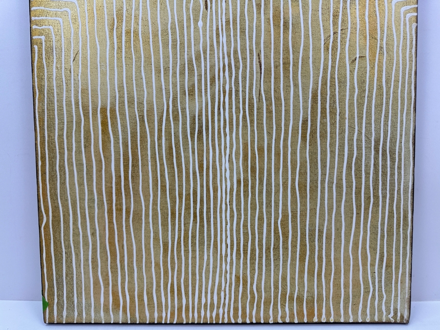 Gerrit Greve (1948-2024, Cardiff by the Sea, CA) Original Acrylic Sand Painting On Canvas Titled 'Dreaming 63' 2006 Signed Verso 16' X 20' Estimate $320 - $400 [Photo 3]