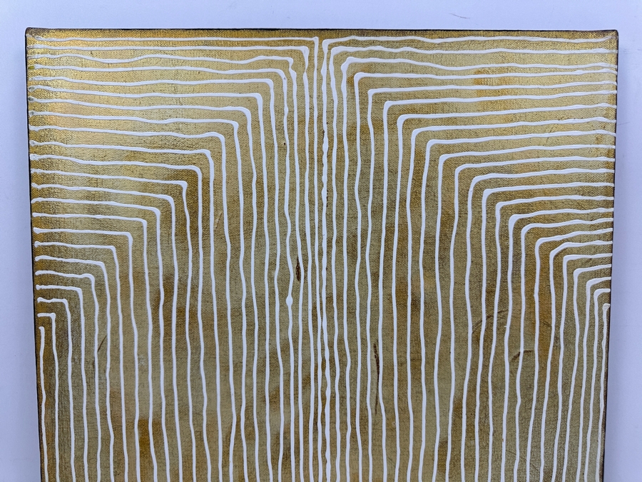 Gerrit Greve (1948-2024, Cardiff by the Sea, CA) Original Acrylic Sand Painting On Canvas Titled 'Dreaming 63' 2006 Signed Verso 16' X 20' Estimate $320 - $400 [Photo 2]