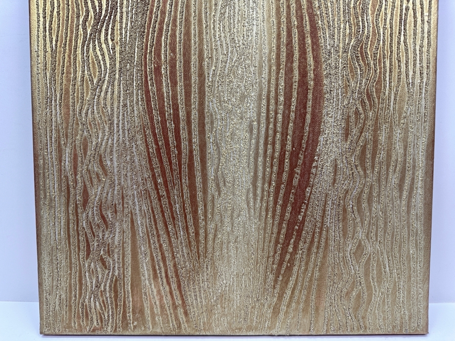 Gerrit Greve (1948-2024, Cardiff by the Sea, CA) Original Acrylic Sand Painting On Canvas 2006 Signed Verso 16' X 20' Estimate $320 - $400 [Photo 3]