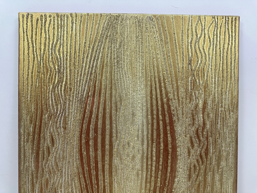 Gerrit Greve (1948-2024, Cardiff by the Sea, CA) Original Acrylic Sand Painting On Canvas 2006 Signed Verso 16' X 20' Estimate $320 - $400 [Photo 2]