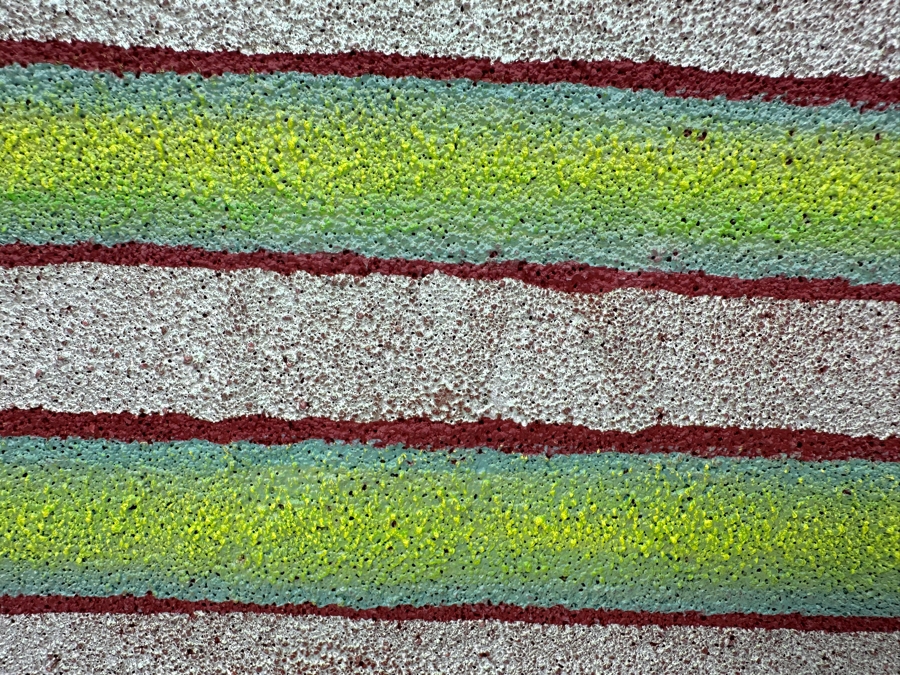 Gerrit Greve (1948-2024, Cardiff by the Sea, CA) Original Acrylic Sand Painting On Canvas Titled 'Fabric 03' 2014 Signed Verso 20' X 16' Estimate $320 - $400 [Photo 2]