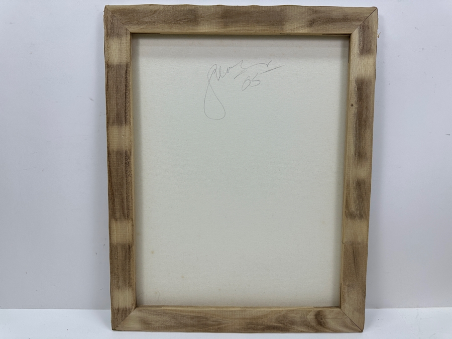 Gerrit Greve (1948-2024, Cardiff by the Sea, CA) Original Acrylic Painting On Canvas Titled 'Abstract Color Field In Manner Of Mark Rothko' 2005 Signed Verso 16' X 20' Estimate $320 - $400 [Photo 5]