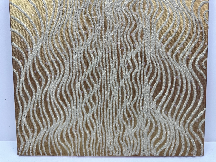 Gerrit Greve (1948-2024, Cardiff by the Sea, CA) Original Acrylic Sand Painting On Canvas 2006 Signed Verso 16' X 20' Estimate $320 - $400 [Photo 3]