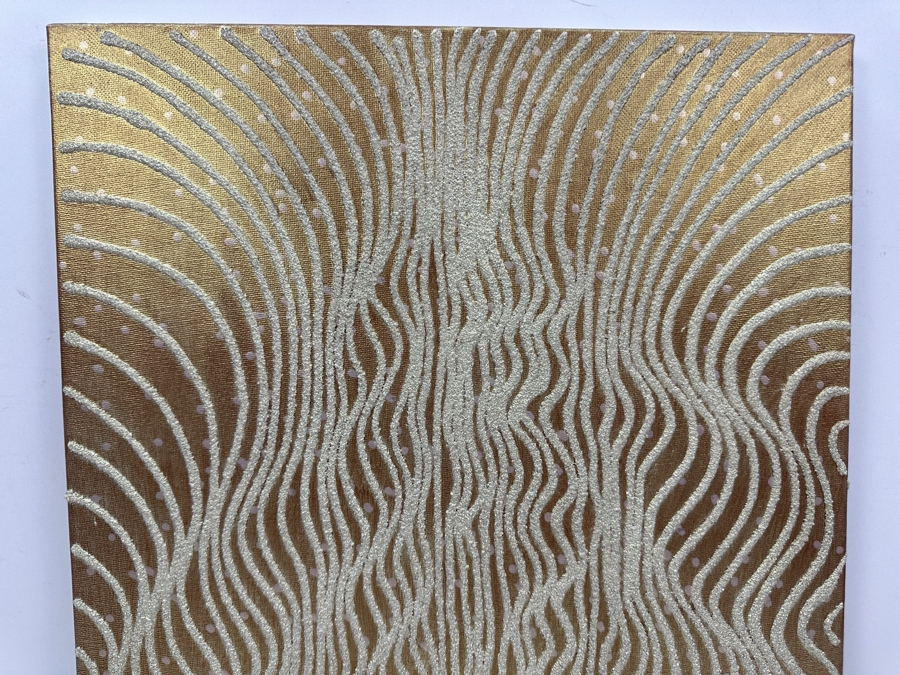 Gerrit Greve (1948-2024, Cardiff by the Sea, CA) Original Acrylic Sand Painting On Canvas 2006 Signed Verso 16' X 20' Estimate $320 - $400 [Photo 2]