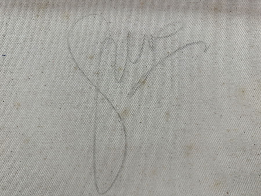 Gerrit Greve (1948-2024, Cardiff by the Sea, CA) Original Acrylic Painting On Canvas Titled 'Abstract Color Field In Manner Of Mark Rothko #418' Signed Verso 16' X 20' Estimate $320 - $400 [Photo 5]