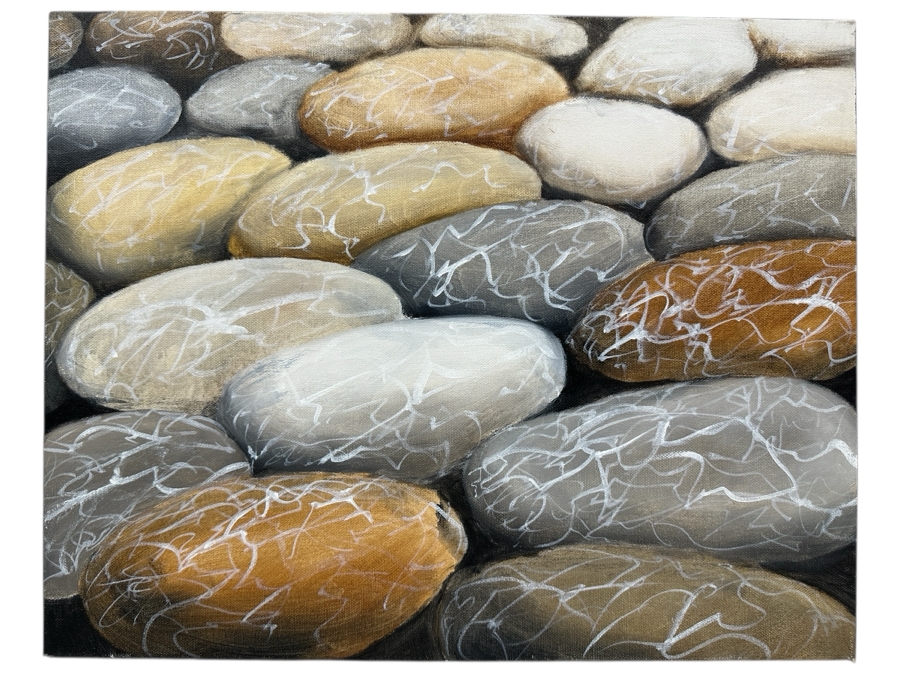 Gerrit Greve (1948-2024, Cardiff by the Sea, CA) Original Acrylic Painting On Canvas 2015 Signed Verso 20' X 16' Estimate $320 - $400 [Photo 1]