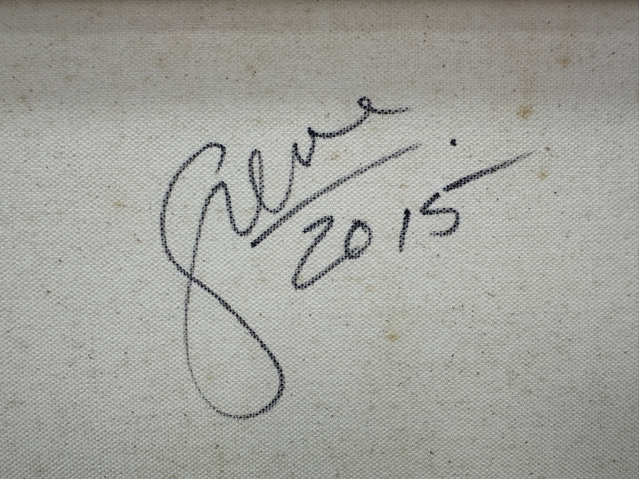 Gerrit Greve (1948-2024, Cardiff by the Sea, CA) Original Acrylic Painting On Canvas 2015 Signed Verso 20' X 16' Estimate $320 - $400 [Photo 5]