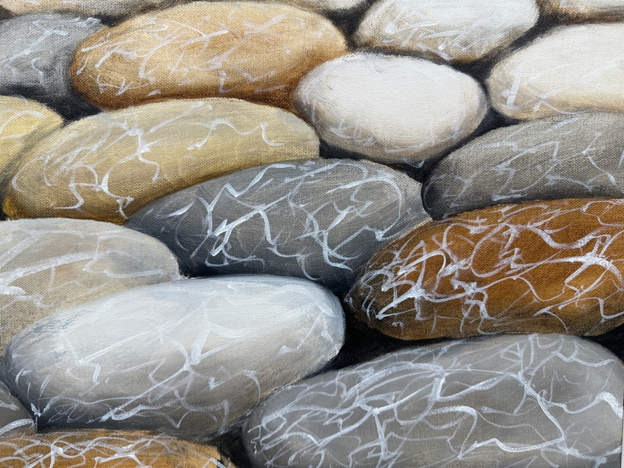 Gerrit Greve (1948-2024, Cardiff by the Sea, CA) Original Acrylic Painting On Canvas 2015 Signed Verso 20' X 16' Estimate $320 - $400 [Photo 3]