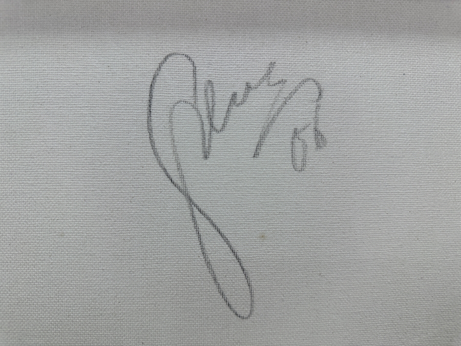 Gerrit Greve (1948-2024, Cardiff by the Sea, CA) Original Acrylic Sand Painting On Canvas 2006 Signed Verso 16' X 20' Estimate $320 - $400 [Photo 6]