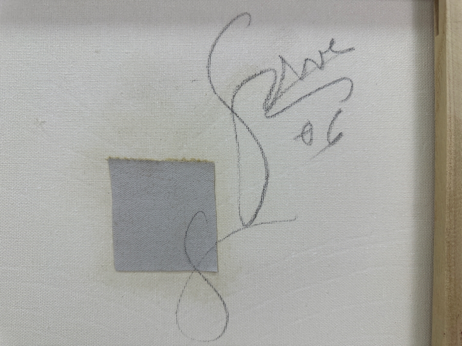 Gerrit Greve (1948-2024, Cardiff by the Sea, CA) Original Acrylic Sand Painting On Canvas 2006 Signed Verso 16' X 20' Estimate $320 - $400 [Photo 5]