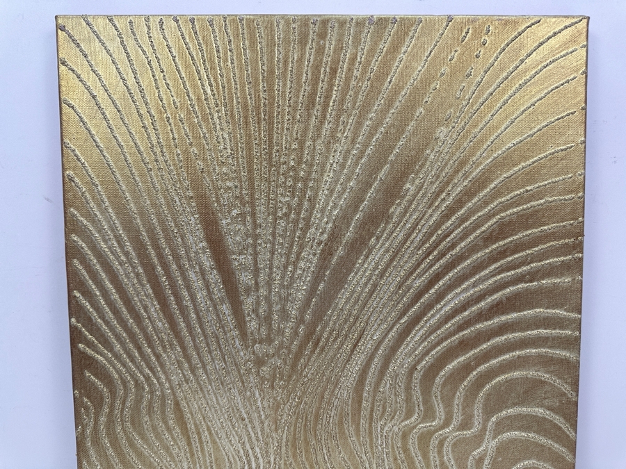 Gerrit Greve (1948-2024, Cardiff by the Sea, CA) Original Acrylic Sand Painting On Canvas 2006 Signed Verso 16' X 20' Estimate $320 - $400 [Photo 2]