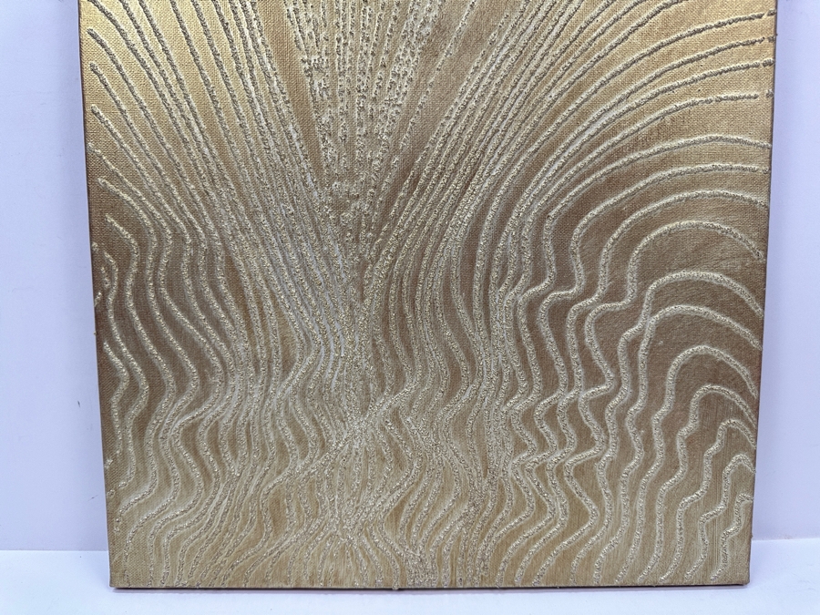 Gerrit Greve (1948-2024, Cardiff by the Sea, CA) Original Acrylic Sand Painting On Canvas 2006 Signed Verso 16' X 20' Estimate $320 - $400 [Photo 3]