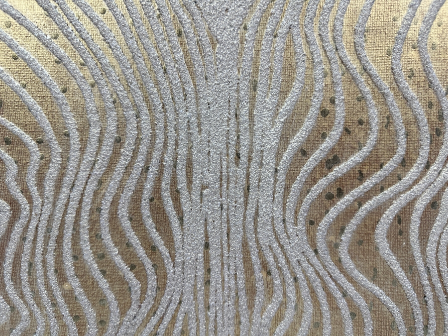 Gerrit Greve (1948-2024, Cardiff by the Sea, CA) Original Acrylic Sand Painting On Canvas 2006 Signed Verso 16' X 20' Estimate $320 - $400 [Photo 5]