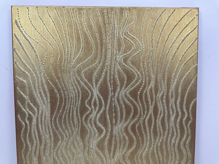 Gerrit Greve (1948-2024, Cardiff by the Sea, CA) Original Acrylic Sand Painting On Canvas 2006 Signed Verso 16' X 20' Estimate $320 - $400 [Photo 2]