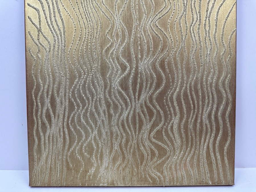 Gerrit Greve (1948-2024, Cardiff by the Sea, CA) Original Acrylic Sand Painting On Canvas 2006 Signed Verso 16' X 20' Estimate $320 - $400 [Photo 3]