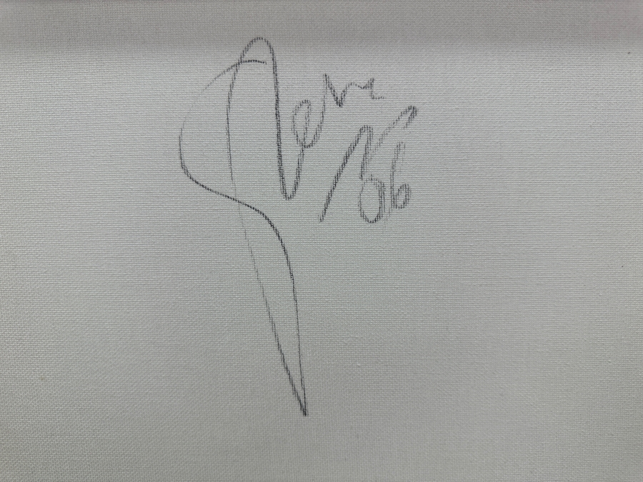 Gerrit Greve (1948-2024, Cardiff by the Sea, CA) Original Acrylic Sand Painting On Canvas 2006 Signed Verso 16' X 20' Estimate $320 - $400 [Photo 6]