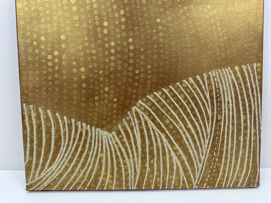 Gerrit Greve (1948-2024, Cardiff by the Sea, CA) Original Acrylic Sand Painting On Canvas 2006 Signed Verso 16' X 20' Estimate $320 - $400 [Photo 2]