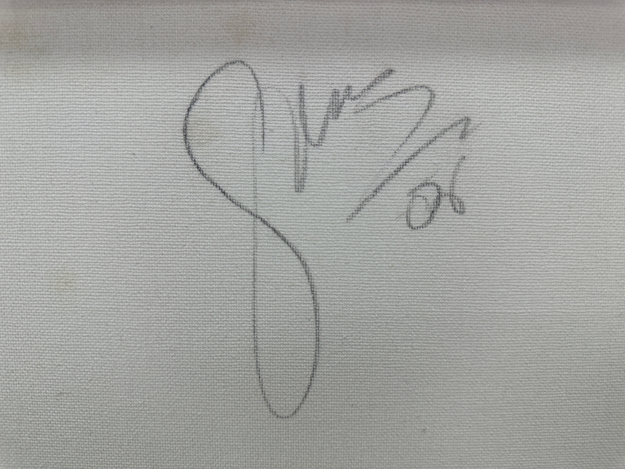 Gerrit Greve (1948-2024, Cardiff by the Sea, CA) Original Acrylic Sand Painting On Canvas 2006 Signed Verso 16' X 20' Estimate $320 - $400 [Photo 6]