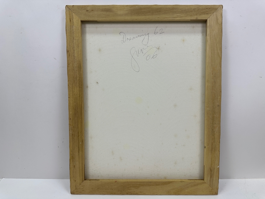 Gerrit Greve (1948-2024, Cardiff by the Sea, CA) Original Acrylic Painting On Canvas Titled 'Dreaming 62' 2006 Signed Verso 16' X 20' Estimate $320 - $400 [Photo 5]