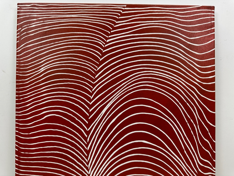 Gerrit Greve (1948-2024, Cardiff by the Sea, CA) Original Acrylic Painting On Canvas Titled 'Dreaming 62' 2006 Signed Verso 16' X 20' Estimate $320 - $400 [Photo 4]