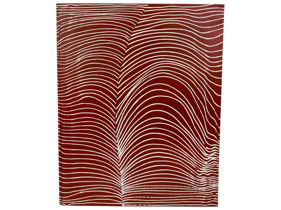 Gerrit Greve (1948-2024, Cardiff by the Sea, CA) Original Acrylic Painting On Canvas Titled 'Dreaming 62' 2006 Signed Verso 16' X 20' Estimate $320 - $400 [Photo 1]
