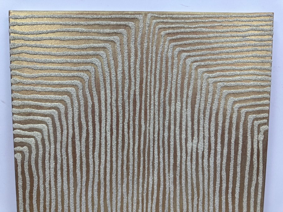 Gerrit Greve (1948-2024, Cardiff by the Sea, CA) Original Acrylic Sand Painting On Canvas Titled 'Dreaming 64' 2006 Signed Verso 16' X 20' Estimate $320 - $400 [Photo 2]