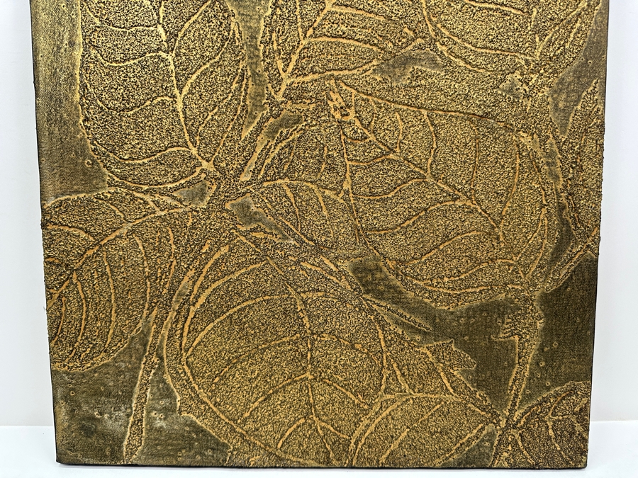 Gerrit Greve (1948-2024, Cardiff by the Sea, CA) Original Acrylic Sand Painting On Canvas Signed Verso 16' X 20' Estimate $320 - $400 [Photo 3]