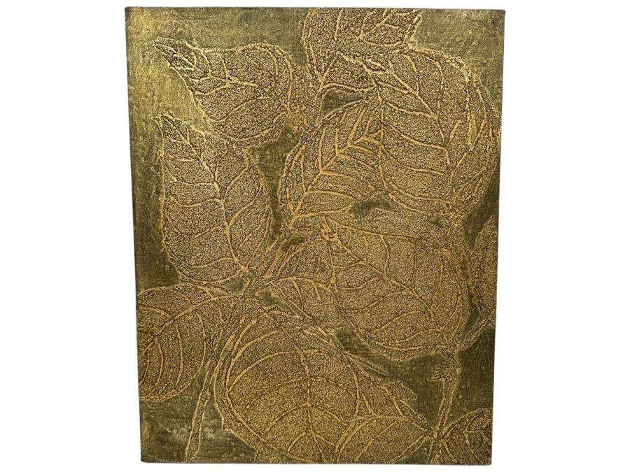 Gerrit Greve (1948-2024, Cardiff by the Sea, CA) Original Acrylic Sand Painting On Canvas Signed Verso 16' X 20' Estimate $320 - $400 [Photo 1]
