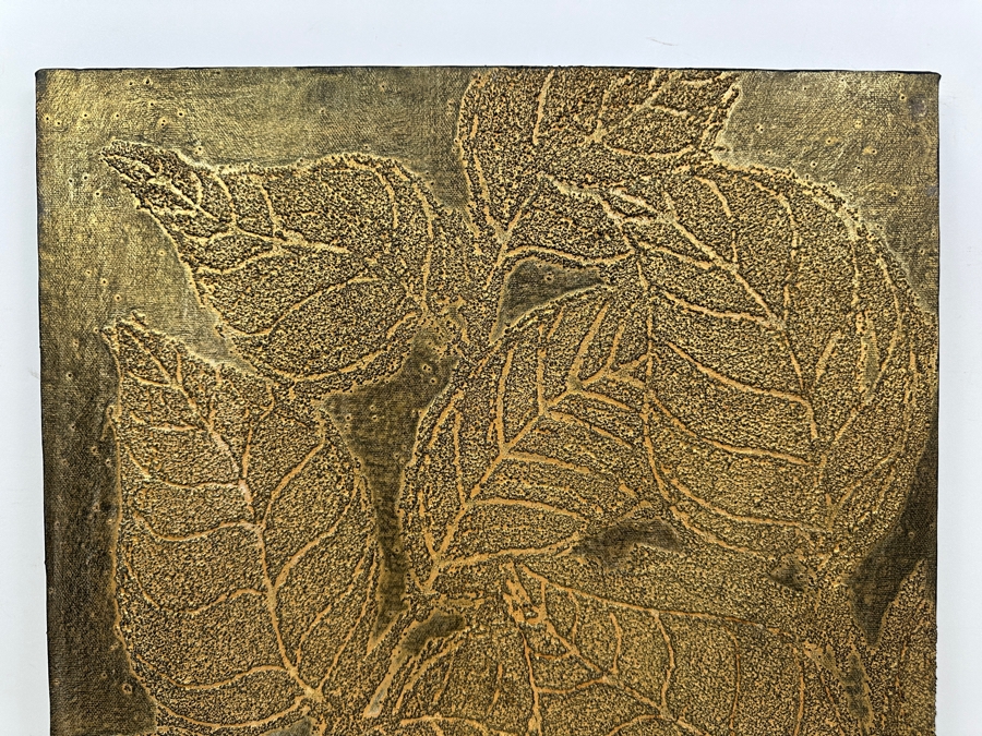 Gerrit Greve (1948-2024, Cardiff by the Sea, CA) Original Acrylic Sand Painting On Canvas Signed Verso 16' X 20' Estimate $320 - $400 [Photo 2]