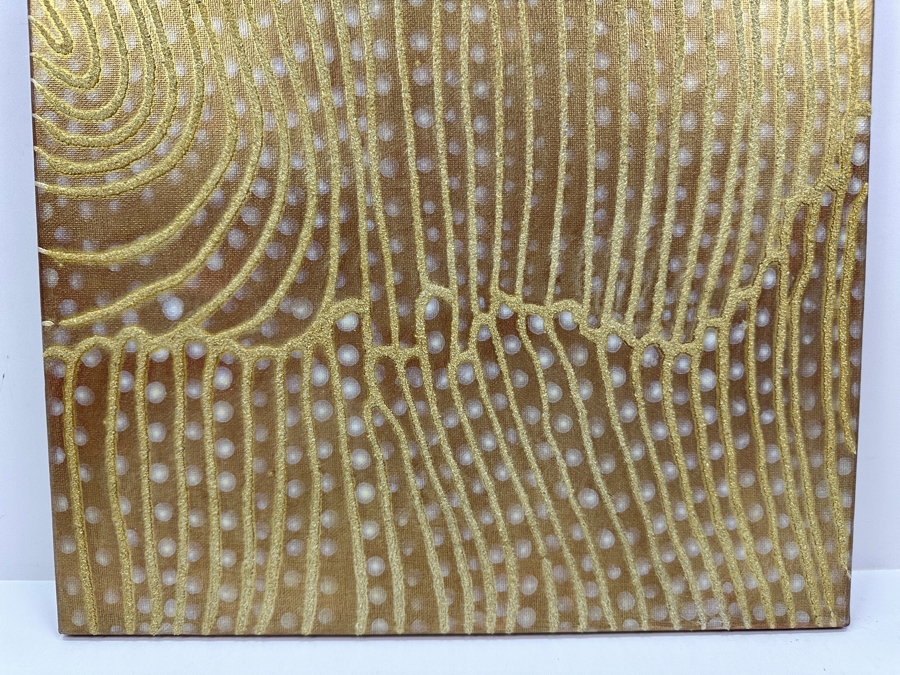 Gerrit Greve (1948-2024, Cardiff by the Sea, CA) Original Acrylic Sand Painting On Canvas 2006 Signed Verso 16' X 20' Estimate $320 - $400 [Photo 2]