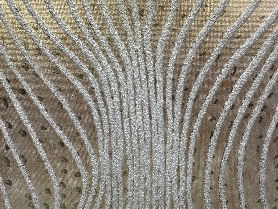 Gerrit Greve (1948-2024, Cardiff by the Sea, CA) Original Acrylic Sand Painting On Canvas 2006 Signed Verso 16' X 20' Estimate $320 - $400 [Photo 5]