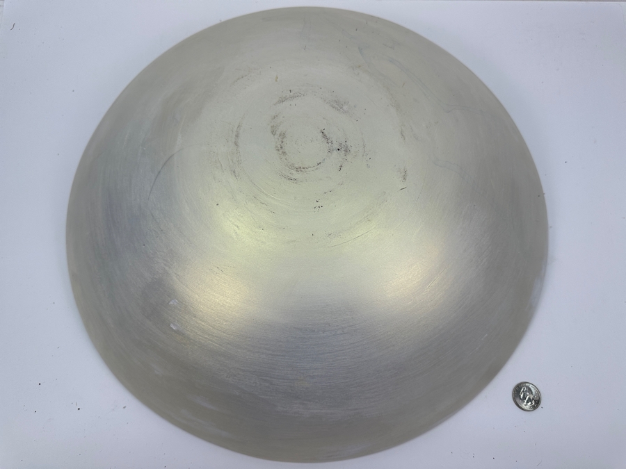 Gerrit Greve (1948-2024, Cardiff by the Sea, CA) Original Acrylic Painted Vessel Bowl (These Were Coupled With His Paintings) 18W X 4.5H	 [Photo 7]