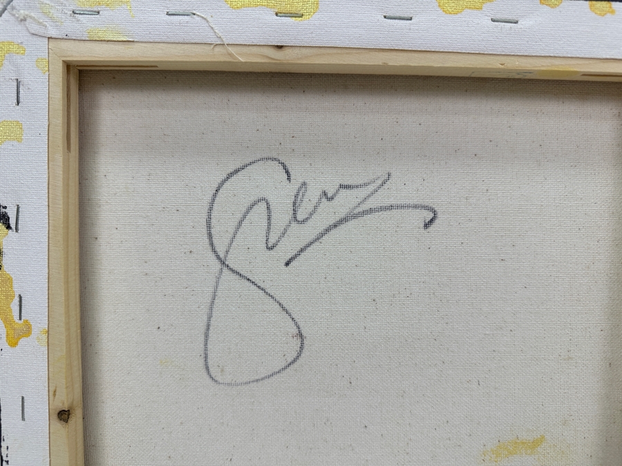 Gerrit Greve (1948-2024, Cardiff by the Sea, CA) (4) Original Acrylic Sand Paintings On Canvas 2010 Each 12' X 12' (Two Are Signed Verso) Estimate $576 - $720 [Photo 7]