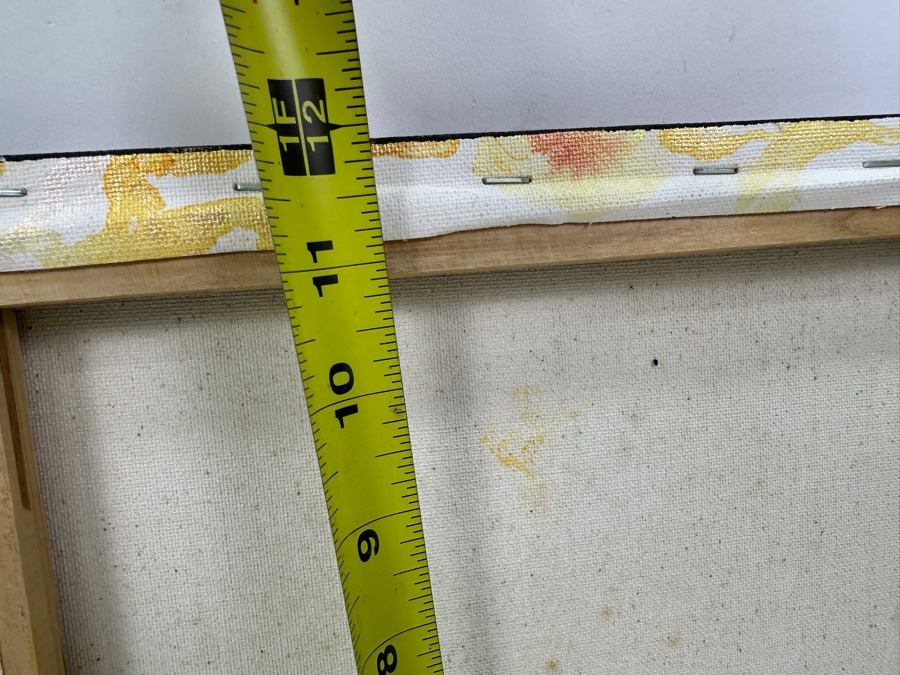 Gerrit Greve (1948-2024, Cardiff by the Sea, CA) (4) Original Acrylic Sand Paintings On Canvas 2010 Each 12' X 12' (Two Are Signed Verso) Estimate $576 - $720 [Photo 13]