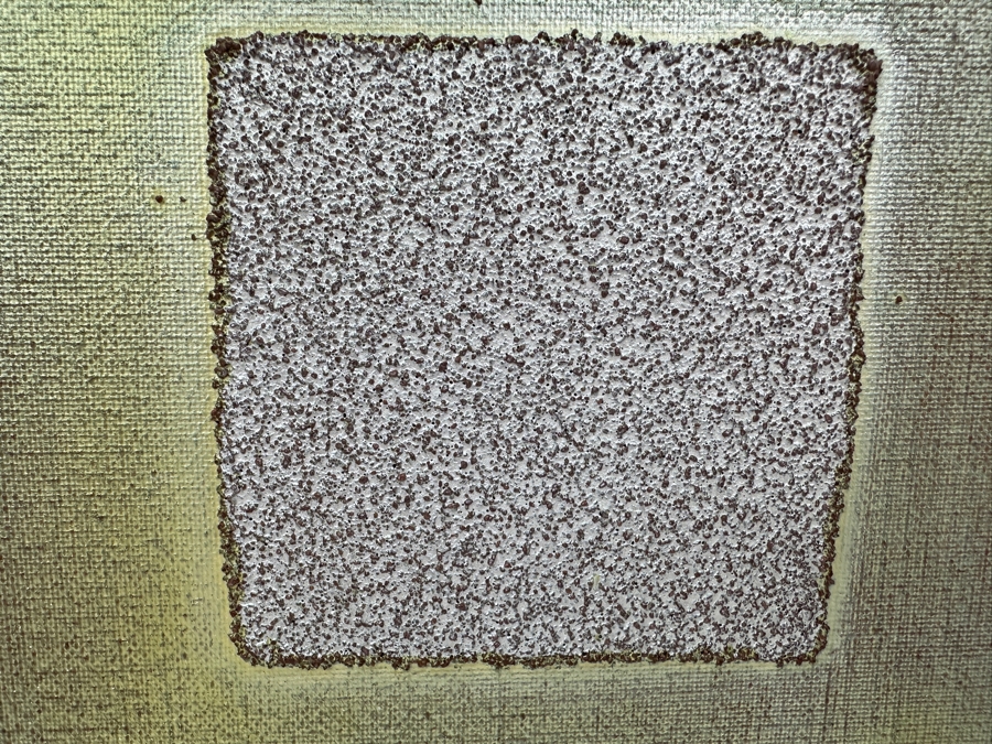 Gerrit Greve (1948-2024, Cardiff by the Sea, CA) (4) Original Acrylic Sand Paintings On Canvas 2010 Each 12' X 12' (Two Are Signed Verso) Estimate $576 - $720 [Photo 5]