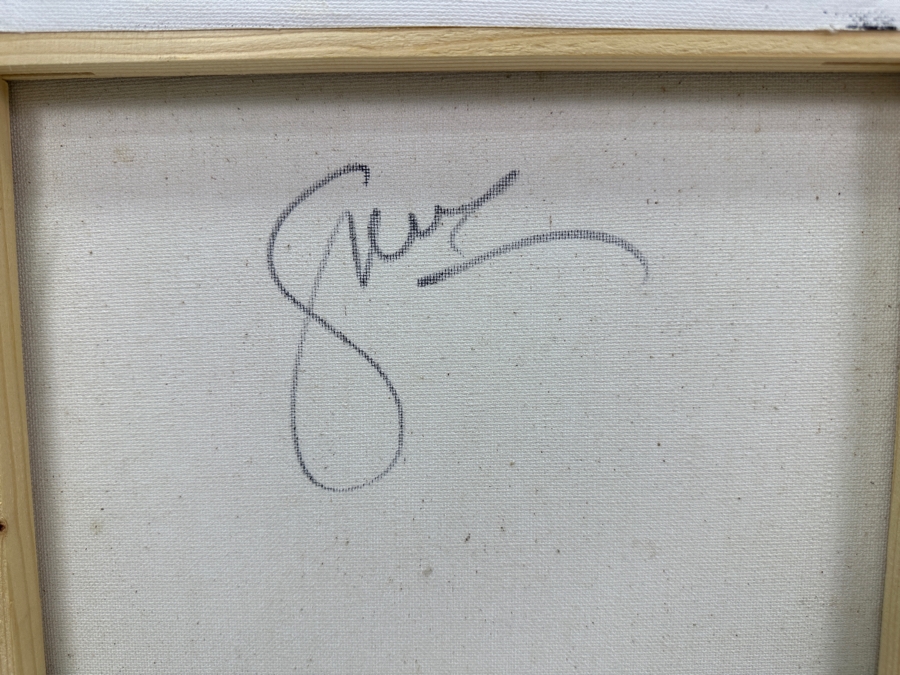 Gerrit Greve (1948-2024, Cardiff by the Sea, CA) (4) Original Acrylic Sand Paintings On Canvas 2010 Each 12' X 12' (Three Are Signed Verso) Estimate $576 - $720 [Photo 7]
