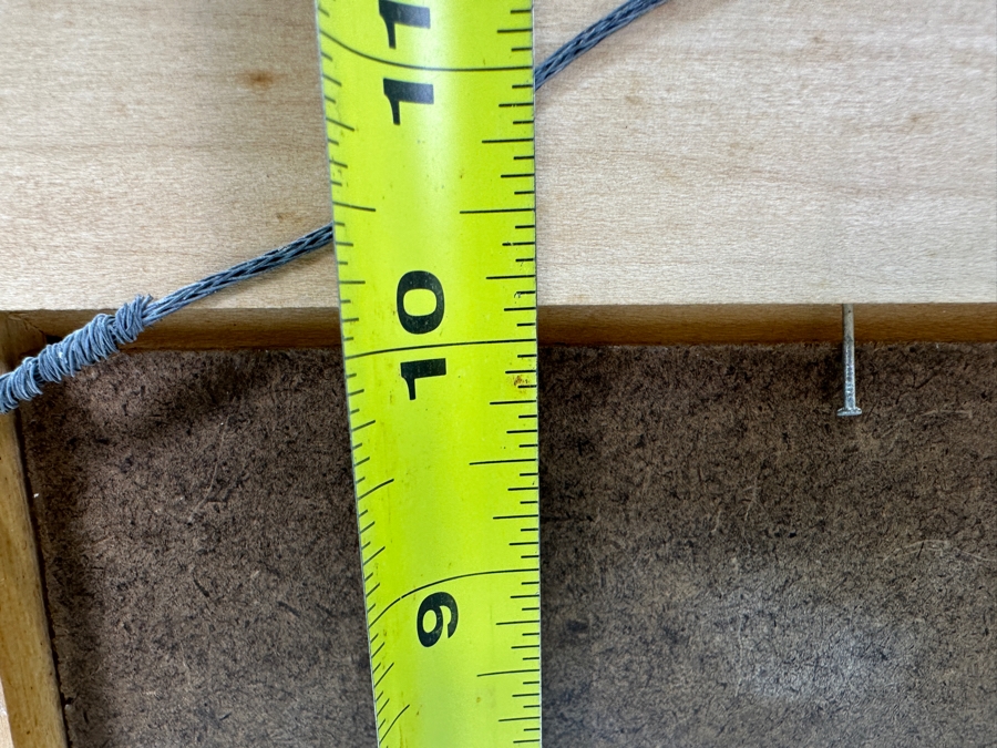 Gerrit Greve (1948-2024, Cardiff by the Sea, CA) Original Acrylic Painting On Canvas Titled 'The Unknown Angel' 1998 Signed Lower Left 8' X 10' Framed 16.5' X 18.5' Estimate $80 - $100 [Photo 12]