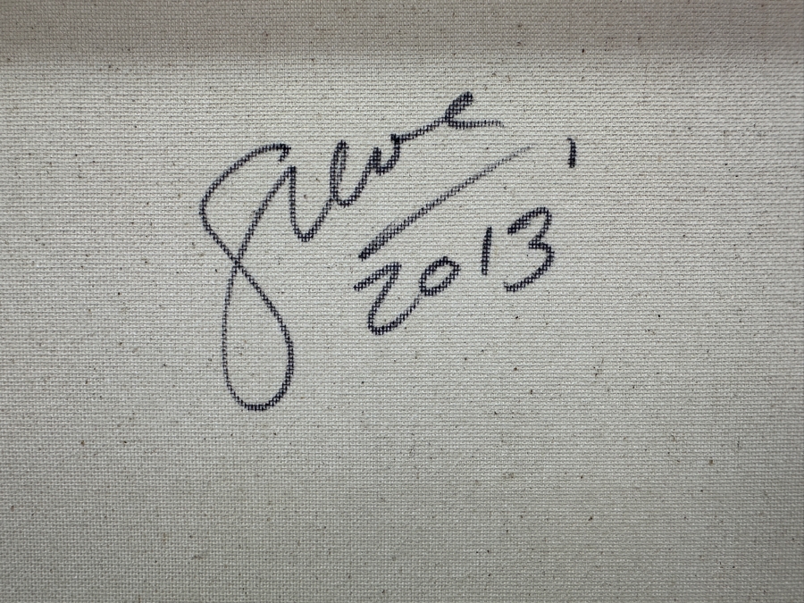 Gerrit Greve (1948-2024, Cardiff by the Sea, CA) Original Acrylic Painting On Canvas 2013 Signed Verso 16' X 20' Estimate $320 - $400 [Photo 5]