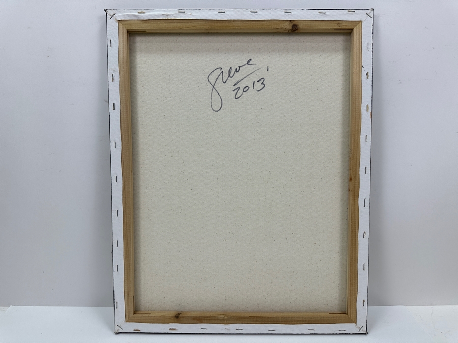 Gerrit Greve (1948-2024, Cardiff by the Sea, CA) Original Acrylic Painting On Canvas 2013 Signed Verso 16' X 20' Estimate $320 - $400 [Photo 4]